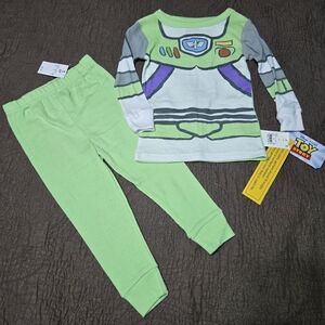 Buzz Lightyear Costume PJ Set, toddler 2T NEW